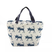 Reusable Linen Lunch Bag with Aluminum Foil