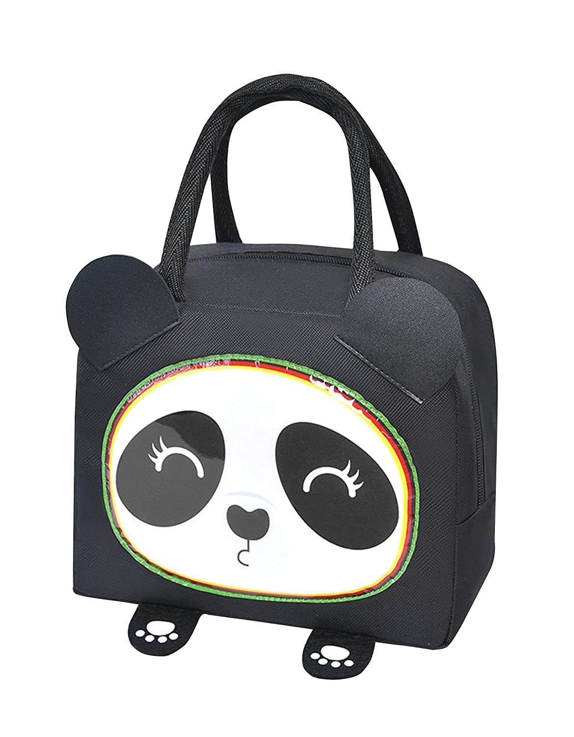 Panda Printed Insulated Reusable Lunch Bag