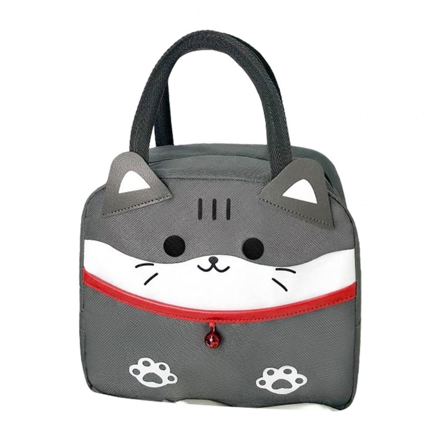 Cat Printed Insulated Reusable Lunch Bag