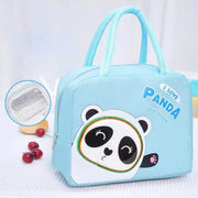 Panda Printed Insulated Reusable Lunch Bag