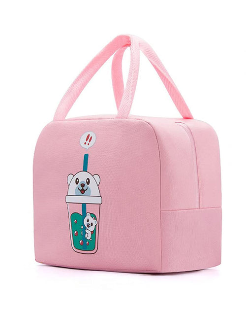 Panda Printed Insulated Reusable Lunch Bag