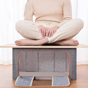 Clothing Storage Box with Steel Frame Support