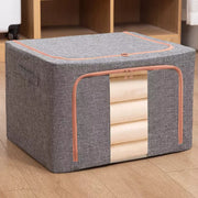 Clothing Storage Box with Steel Frame Support