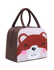 Kids Printed Insulated Reusable Lunch Bag Tote Bag