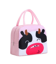 Kids Printed Insulated Reusable Lunch Bag Tote Bag