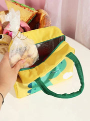 Kids Printed Insulated Reusable Lunch Bag Tote Bag