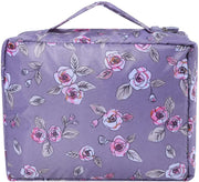 Multifunctional Large Capacity Portable Printed Makeup Brush Organizer Kit
