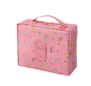 Multifunctional Large Capacity Portable Printed Makeup Brush Organizer Kit