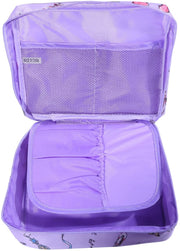 Multifunctional Large Capacity Portable Printed Makeup Brush Organizer Kit