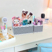 Set of 6 Foldable Storage Box Drawer Divider Organizer Basket Bins