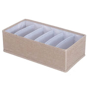 Foldable Wardrobe Clothes Closet Organizer, Save Space Clothing Storage Bins - Linen