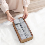 Foldable Wardrobe Clothes Closet Organizer, Save Space Clothing Storage Bins - Linen