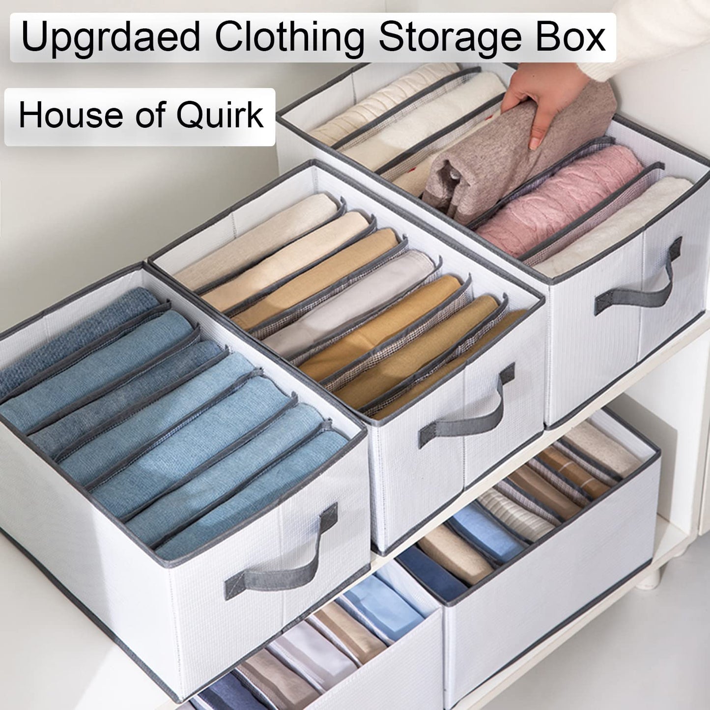 Jeans Storage Boxs, Wardrobe Clothes Organizer