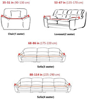 Printed Sofa Cover - Black Branch