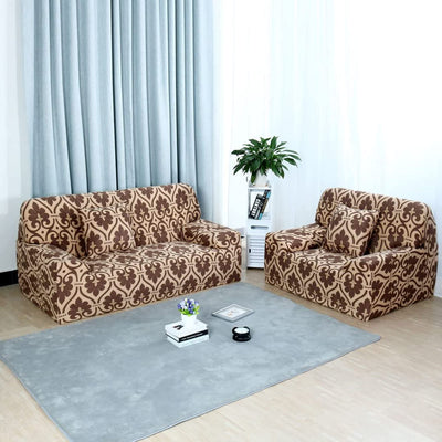 Universal Sofa Cover-Cambric Brown