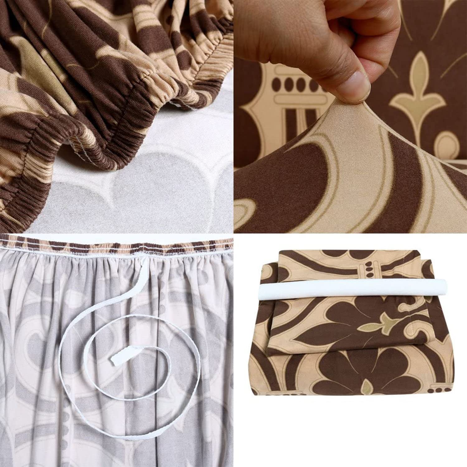 Universal Sofa Cover-Cambric Brown