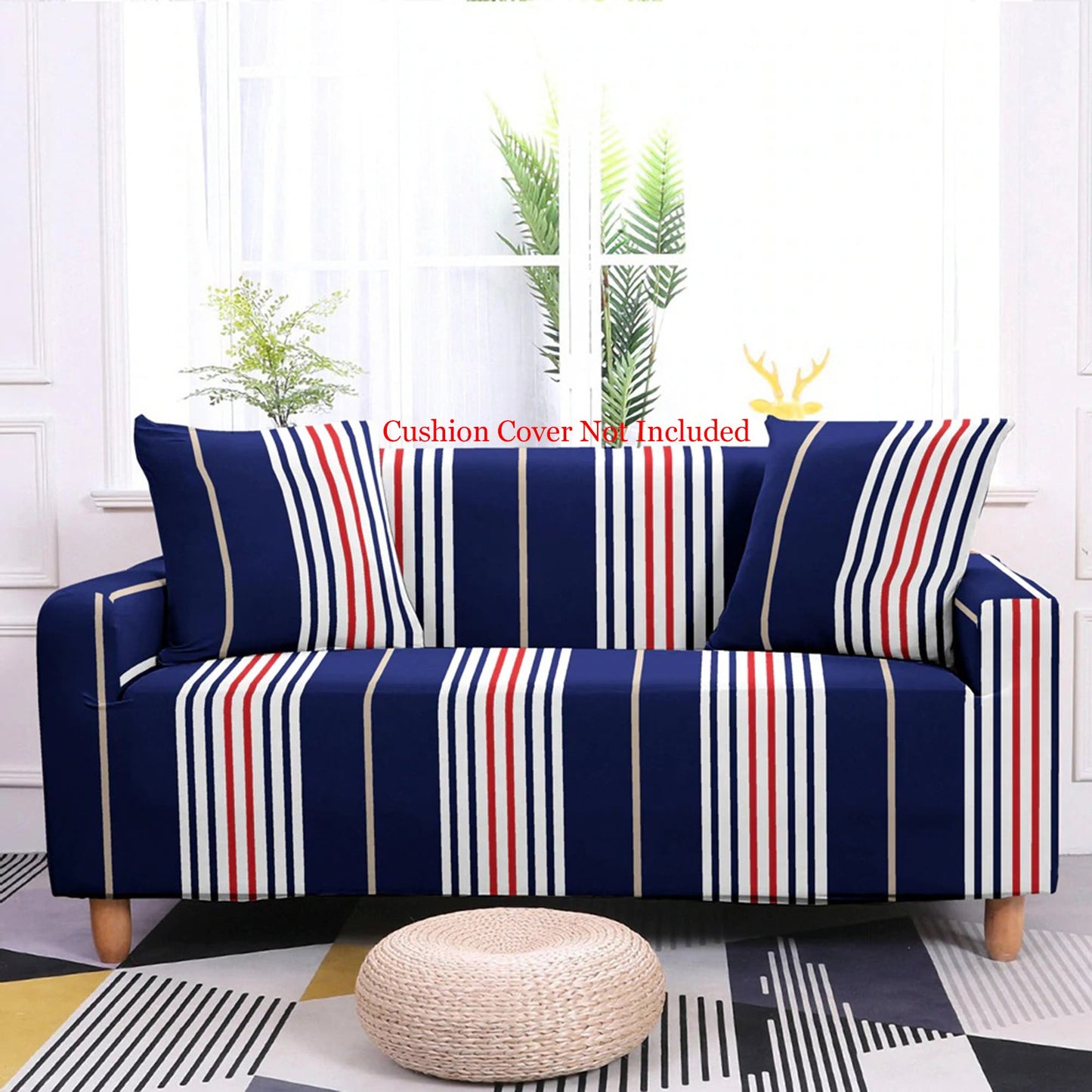 Printed Sofa Cover - Stripes UK