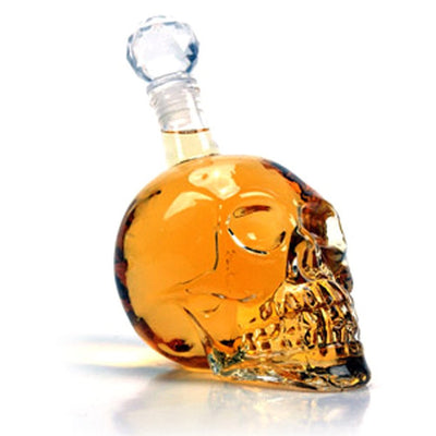Skull Glass Decanter | Liquor Wine Gifts - Transparent