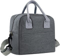 Insulated Large Reusable Lunch Bags with Adjustable & Removable Shoulder Strap