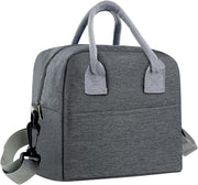 Insulated Large Reusable Lunch Bags with Adjustable & Removable Shoulder Strap
