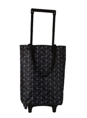 Shopping Cart with Wheels Oxford Fabric Trolley Bag