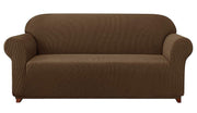 Jacquard Sofa Slipcover - Brown