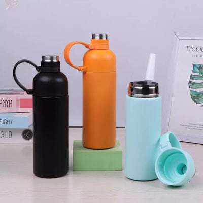 Double Wall Vacuum Insulated Thermos Flask/Bottle | Leakproof | BPA Free