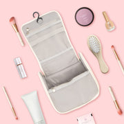 Toiletry Bag with Pearl Zipper