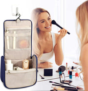 Toiletry Bag with Pearl Zipper