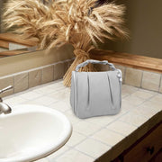 Toiletry Bag with Pearl Zipper