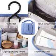 Toiletry Bag with Pearl Zipper
