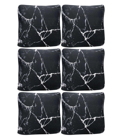 Printed Sofa Cover - Black Marble