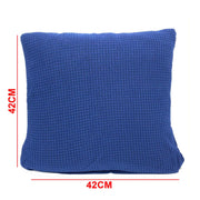 Jacquard Sofa Slipcover - Dark Blue