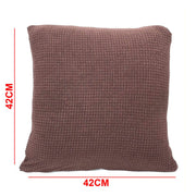 Jacquard Sofa Slipcover - Brown
