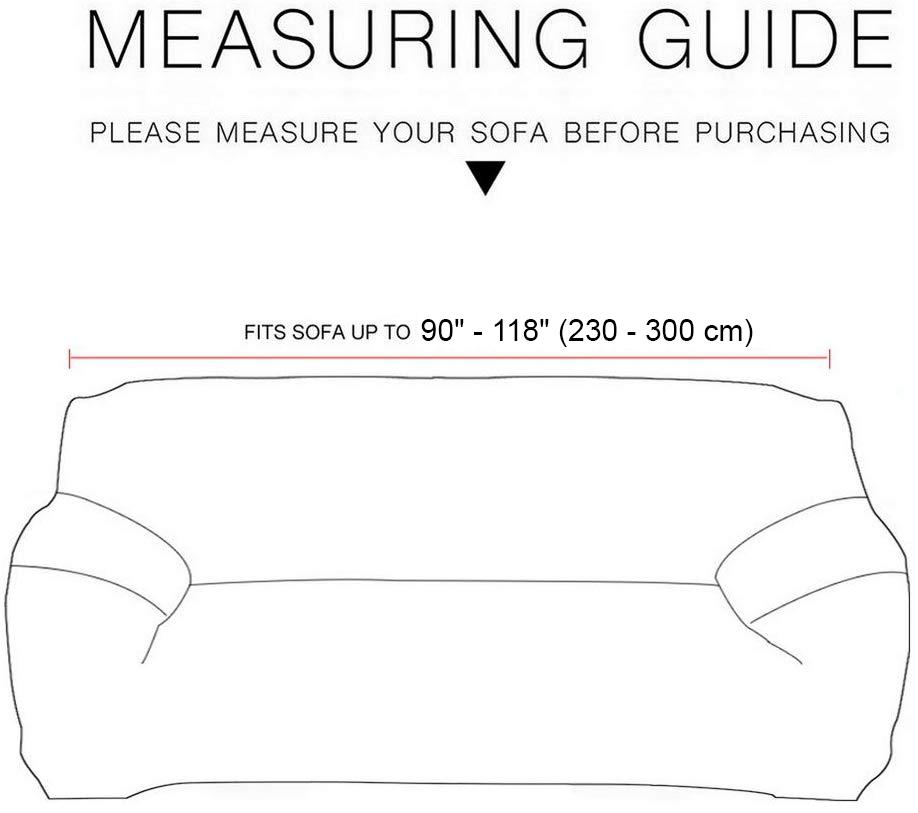 Printed Sofa Cover - Dark Blue Paisley