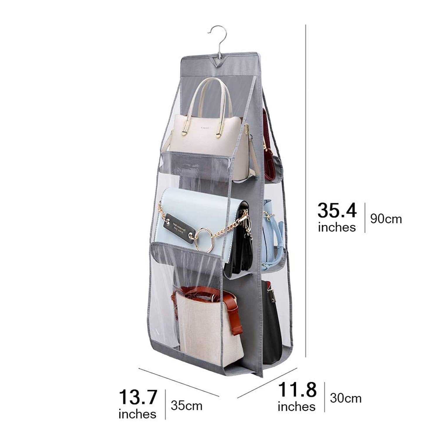 Hanging Handbag with 6 Pockets
