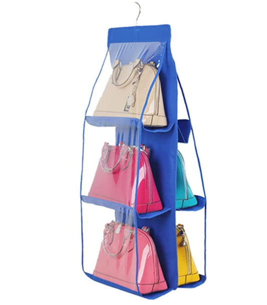 Handbag Organizer Dust-Proof Storage Holder Bag-Blue