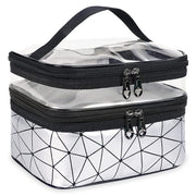Makeup Bags Double Layer Travel Cosmetic Cases