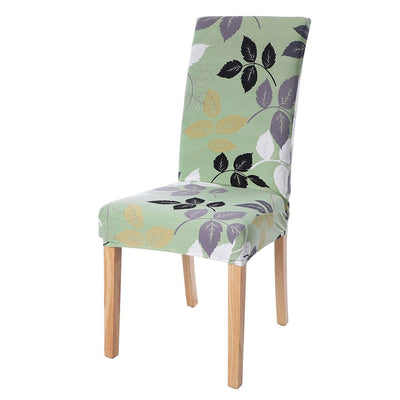 Elastic Chair Cover - Lime Green Flamingo