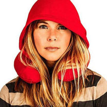 Travel Neck Hoodie Pillow with Ear Plugs And Eye Mask