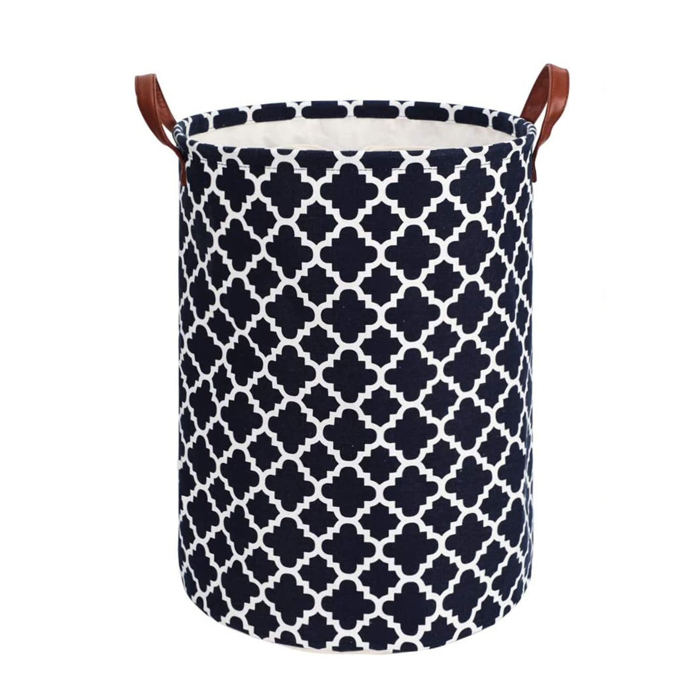 Laundry Basket with Handle-Black Diamond