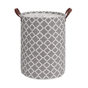 Laundry Basket with Handle-Grey Diamond