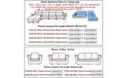Printed Sofa Cover - Brown Pink White Leaf
